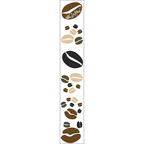 PLAGE Smooth - Tiles Fliesen stickerCOFFEE TIME[6 Bogen 15 x 15 cm], Vinyl, Colorful, 15 x 0,1 x 15 cm von PLAGE