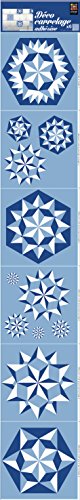 PLAGE Smooth - Tiles Fliesen stickerAZULEJOS[6 Bogen 15 x 15 cm], Vinyl, Blue, 15 x 0,1 x 15 cm von Plage