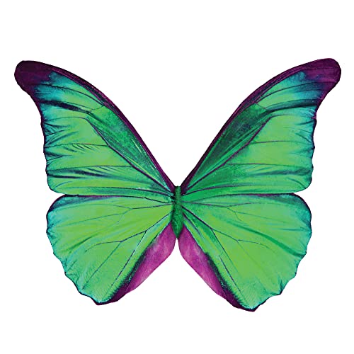 Plage Charming Butterfly Stickers 3D Decoration-Green TRANSPARENT [7 Butterflies Between 8 x 6,5 cm and 14 x 11 cm], Plastik, 14 x 0.1 x 11 cm, 7-Einheiten von Plage