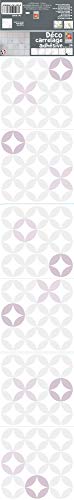 PLAGE 6 Fliesen Stickers CERAMIQUE Rose, pink, 15x15cm von PLAGE