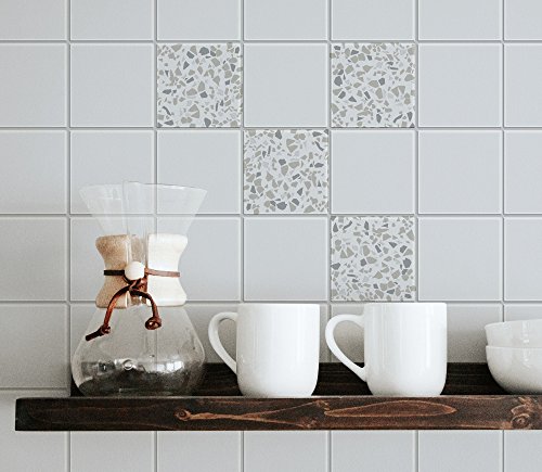 PLAGE 9 Fliesen Sticker TERRAZZO GRIS PLAGE 9 Fliesen Sticker TERRAZZO GRIS von PLAGE