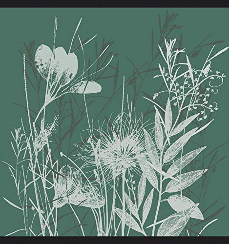 Plage Panorama-Tapete 250 Wildflowers, Grün, 2,5x2,5m von Plage