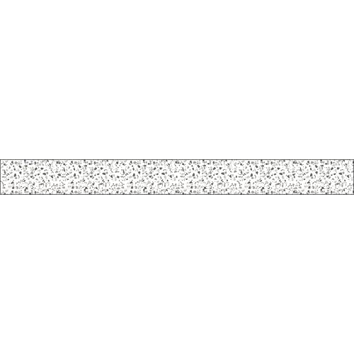 PLAGE Wand Bordüre selbstklebend Listel Terrazzo gris, grau, 180 x 5 cm von PLAGE