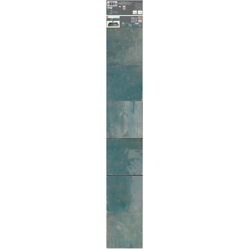 PLAGE ZELLIGE gris bleuté - 6 Fliesen Sticker, Grau, 15x15cm PLAGE ZELLIGE gris bleuté - 6 Fliesen Sticker, Grau, 15x15cm von PLAGE