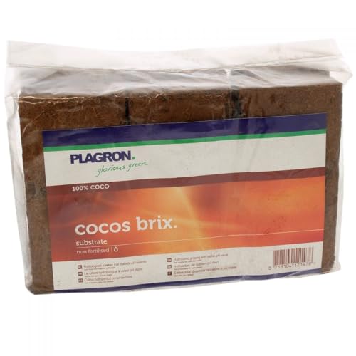 6x Grow Substrate / Peat / Dehydrated Coco Plagron Cocos Brix (650g-9L) 6x Grow Substrate / Peat / Dehydrated Coco Plagron Cocos Brix (650g-9L) von Plagron