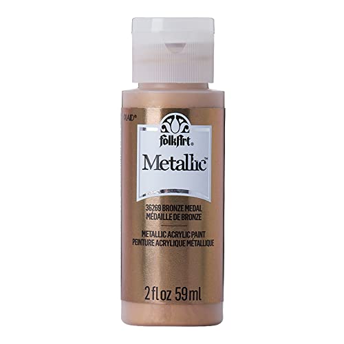 FolkArt Metallic Acrylic Paint 2oz-Bronze Metal von FolkArt