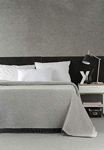 plaidtor Nigeria Multi Plaid, 180 x 270 x 3 cm 180x270x3 cm grau von Estoralis