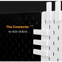 The Connector | Light - Verbinder Für Ikea Skådis Lochplatte The Connector | Light - Verbinder Für Ikea Skådis Lochplatte von Plainify