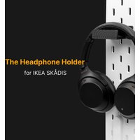 The Headphone Holder - Für Ikea Skådis Lochplatte von Plainify