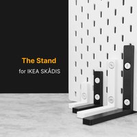 The Stand - Standfüße-Set Für Ikea Skådis Lochplatte von Plainify