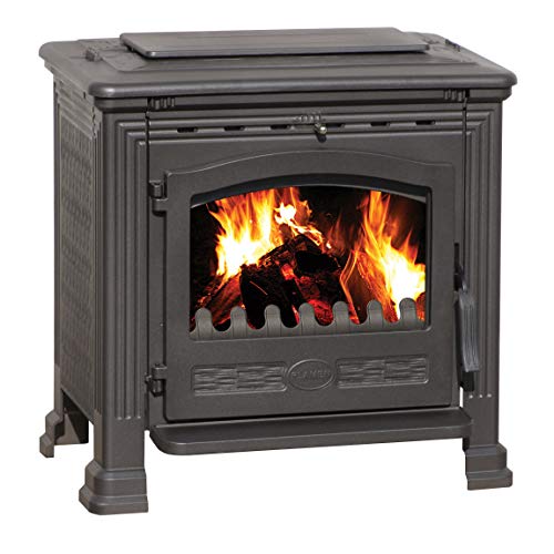 EEK A+ Gusskaminofen Plamen Tena mit 9,5kW + Herdplatte von Plamen