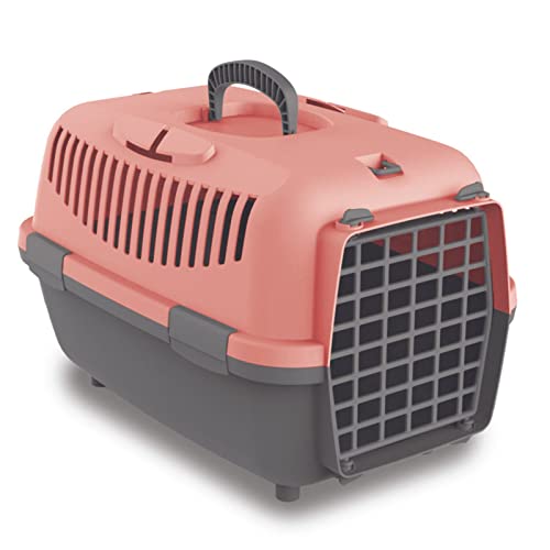 Nomade 1 Hundebox - Transportbox für kleine Hunde und Katzen - 48 x 32 x 32 cm - Kann bis zu 6 kg tragen. Robustes Polypropylen. Türen aus Kunststoff Nomade 1 Hundebox - Transportbox für kleine Hunde und Katzen - 48 x 32 x 32 cm - Kann bis zu 6 kg tragen. Robustes Polypropylen. Türen aus Kunststoff von Plana