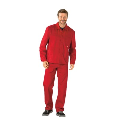 Arbeitsjacke 0103 mittelrot, Größe 46 von Planam