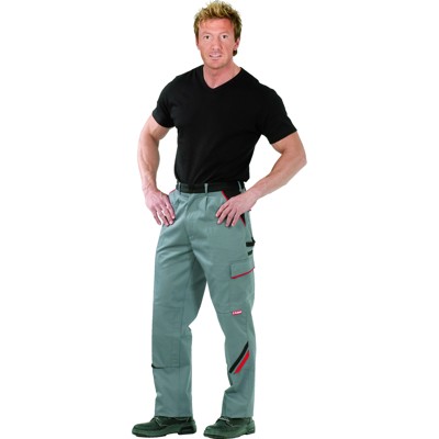 Bundhose 2322 schiefer/schwarz/rot, Größe 94 von Planam