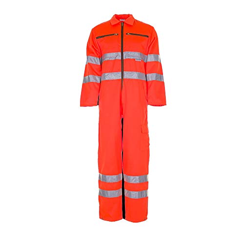 Größe 42 Herren Planam Warnschutz Rallyekombi Uni uni-orange Modell 2031 von Planam