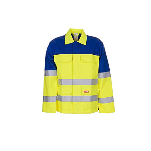 Planam 5202048 Major Protect 1-Lagig Jacke, Warngelb/Kornblau, Größe 48 von Planam