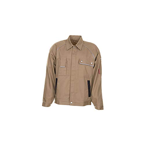 Größe 56 Herren Planam Canvas 320 Bundjacke khaki schwarz Modell 2115 von Planam