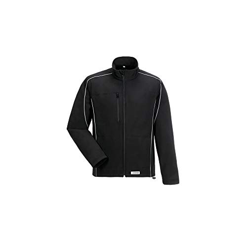 Planam Größe L Herren Outdoor Softshell Twilight Softshelljacke schwarz Modell 3450 von Planam