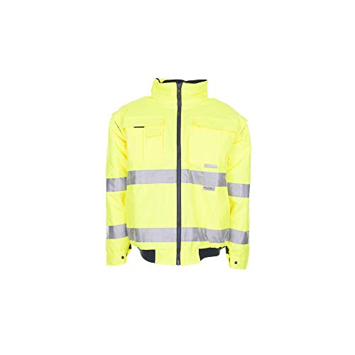 Planam 2044060 Warnschutz Pilotenjacke, Uni Gelb, Größe XXL von Planam