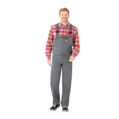 Latzhose 0193 grau, Größe 102 von Planam