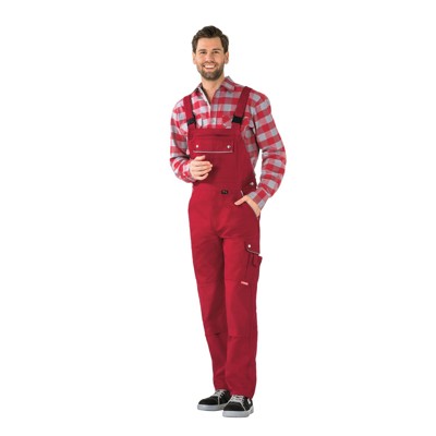 Latzhose 2137 rot/rot, Größe 44 Latzhose 2137 rot/rot, Größe 44 von Planam