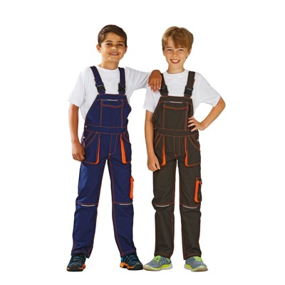 Latzhose oliv/orange, Größe 146/152 Latzhose oliv/orange, Größe 146/152 von Planam
