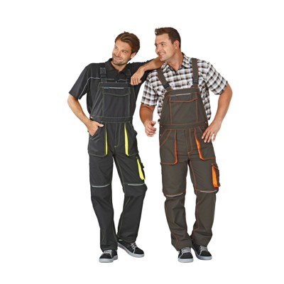 Latzhose oliv/orange, Größe 48 Latzhose oliv/orange, Größe 48 von Planam