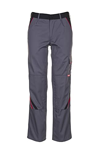 PLANAM Bundhose HIGHLINE, Farbe schiefer/schwarz/rot, Größe 52 von Planam