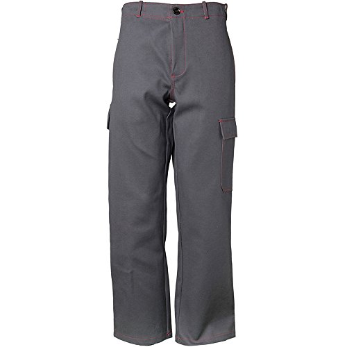 Planam 1743046 Hitze-/Schweißerschutz Bundhose 500 g/m², Grau, Größe 46 von Planam