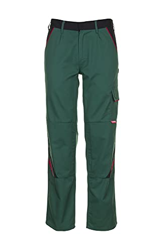 Planam 2325038 Highline Bundhose, Grün/Schwarz/Rot, Größe 38 von Planam