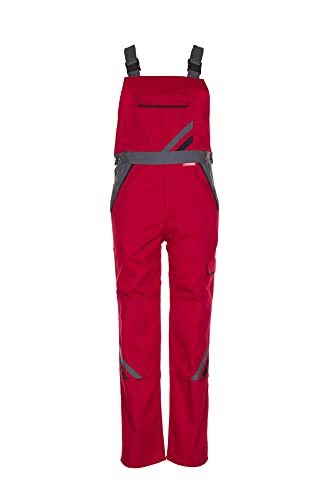 Planam 2336048 Highline Latzhose, Rot/Schiefer/Schwarz, Größe 48 von Planam
