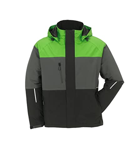 Planam 3756048 Outdoor Aviator Jacke, Grün/Grau/Schwarz, Größe M von Planam