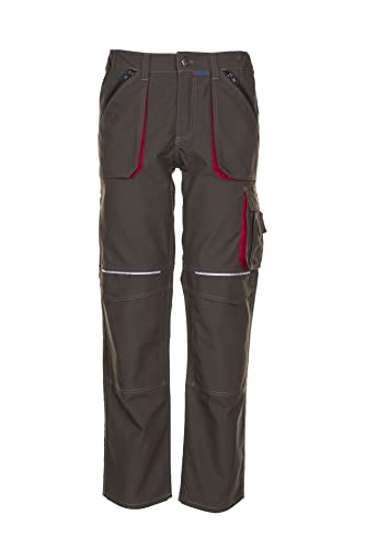 Planam 2823044 Basalt Bundhose, Oliv/Rot, Größe 44 von Planam