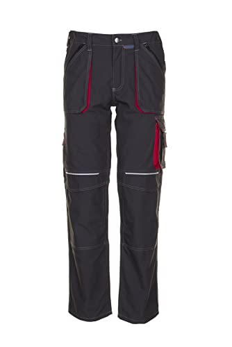 Planam 2820050 Basalt Bundhose, Anthrazit/Rot, Größe 50 von Planam