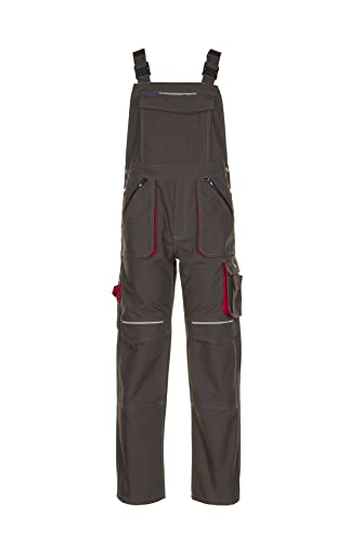 Planam Basalt Herren Latzhose Oliv rot Modell 2833 Größe 29 von Planam