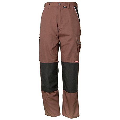 Planam 2126 Canvas 320 Bundhose - Optimale Sicherheit und Komfort - Farbe: Braun/Schwarz - Größe: 27 von Planam