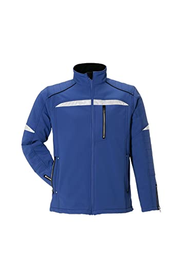 Planam Durawork Herren Softshelljacke kornblau schwarz Modell 2952 Größe XS von Planam