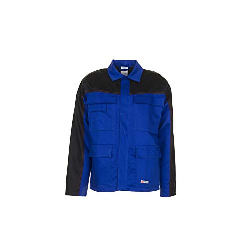 Planam Größe 106 Herren Weld Shield Jacke kornblau schwarz Modell 5527 von Planam