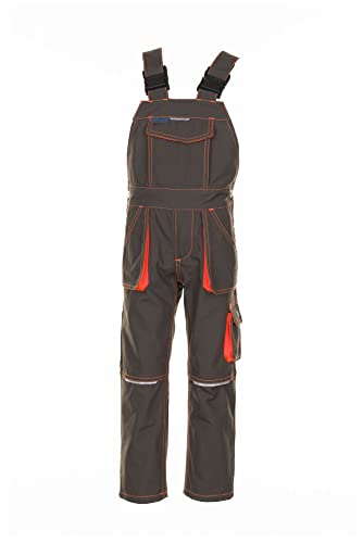 Planam Größe 110/116 Kinder Junior Latzhose Oliv orange Modell 6122 Basalt Kids-latzhose von Planam