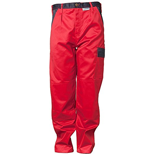 Planam Größe 110 Herren Tristep Bundhose rot Marine Modell 1213 von Planam