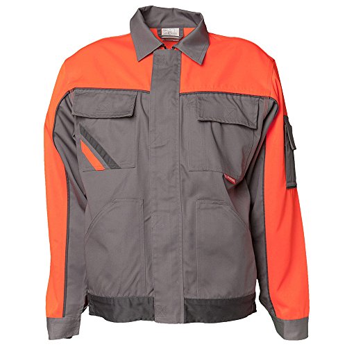 Planam Größe 110 Herren Visline V1 Bundjacke zink orange schiefer Modell 2410 von Planam