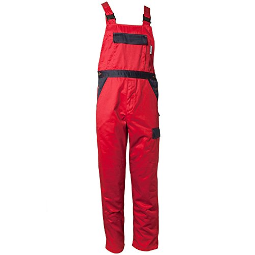 Planam Größe 24 Herren Tristep Latzhose rot Marine Modell 1223 von Planam