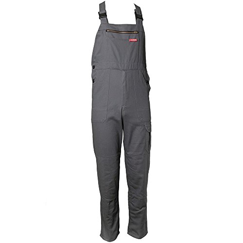 Planam Größe 26 Herren BW 290 Cargo-Latzhose grau Modell 0177 von Planam