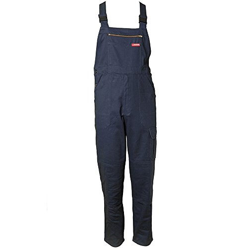 Planam Größe 27 Herren BW 290 Cargo-Latzhose hydronblau Modell 0172 von Planam