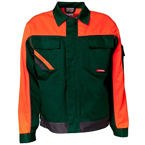 Planam Größe 40 Herren Visline V1 Bundjacke grün orange schiefer Modell 2412 von Planam