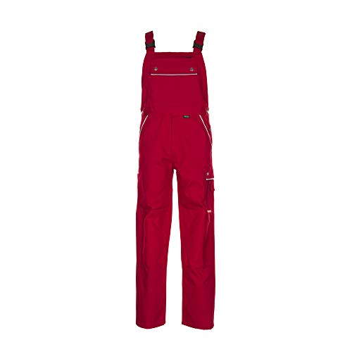 Planam Größe 44 Herren Canvas 320 Latzhose rot Modell 2137 von Planam