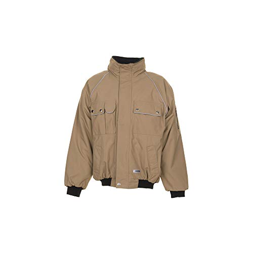 Planam Größe 4XL Herren Canvas 320 Winter Blouson khaki schwarz Modell 2185 von Planam
