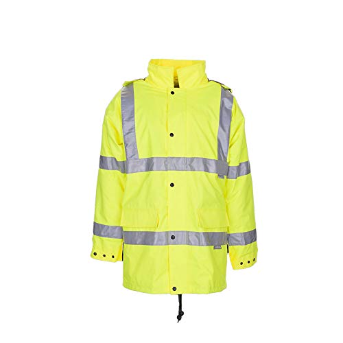 Planam 2054068 Warnschutz Parka, Uni Gelb, Größe 4XL von Planam