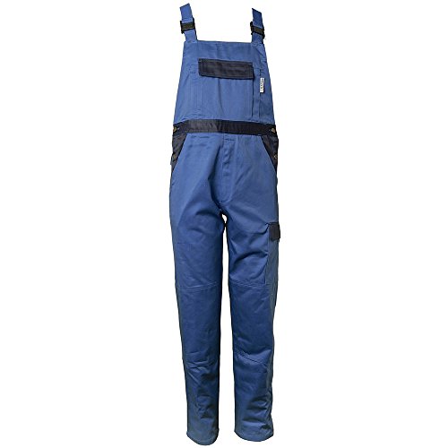 Planam Größe 50 Herren Tristep Latzhose Kornblau Marine Modell 1221 von Planam