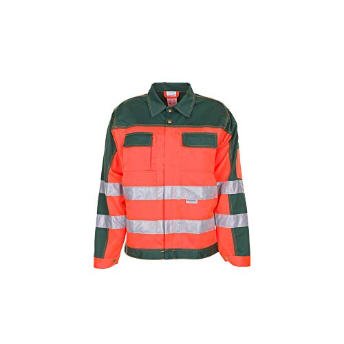 Planam Größe 54 Herren Warnschutz Bundjacke 2-farbig orange grün Modell 2008 von Planam